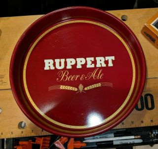Ruppert Beer & Ale Serving Tray 13 1/4 " Diameter Sharp