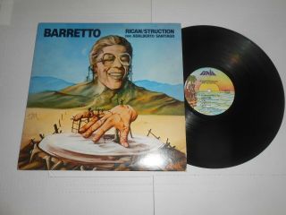 Lp - Ray Barretto - Rican/struction Con Adalberto Santiago -