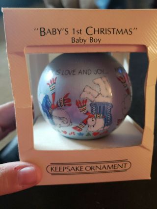 1983 Hallmark Ornament Baby 