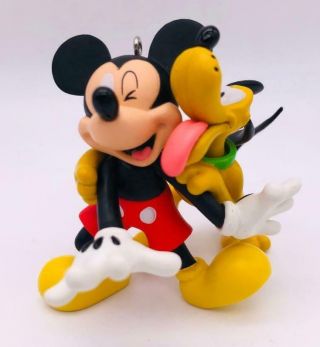 2014 Best Pals Hallmark Ornament Mickey And Pluto