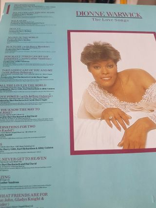 Dionne Warwick - The Love Songs – Arista 210 441 - LP Vinyl Record 2