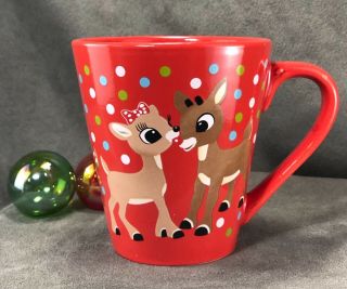 Rudolph The Red Nosed Reindeer And Clarice Christmas Coffee Mug Cup Zak Designs