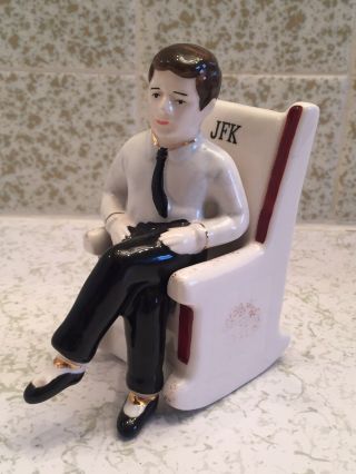 Jfk John F.  Kennedy Rocking Chair Salt & Pepper Shakers W/