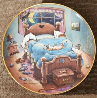 Dog Decorative Plate The Danbury Bed Hog By Gary Patterson Collector Plate