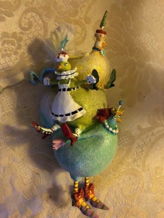Krinkles Patience Brewster Three French Hens Ornament Dept 56 12 Days Christmas