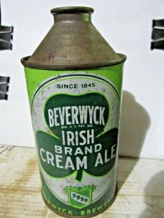 Beverwyck Irish Brand Cream Ale Cone Top Beer Can - [read Description] -