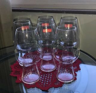 Holiday Spiegelau German Crystal Set Of Six Tall Beer Glasses