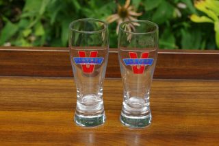 Victory Brewing Company 1/2 Pint Beer Glass Set Of 2 Philadelphia