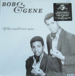 Bob & Gene " If This World Were Mine.  " Uk Lp Soul Funk Rare Groove Boogie