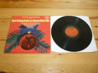 Nat King Cole & Dean Martin White Christmas Vinyl Album Lp Record 33,