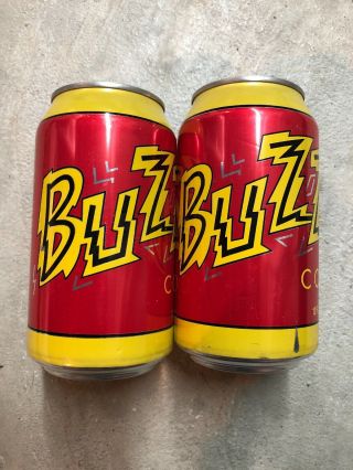 The Simpsons Buzz Cola Full Can - Limited Edition - 2007 Set Of 2
