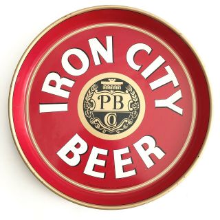 Iron City Beer Metal Tray - Pittsburgh Brewing Company - Vintage