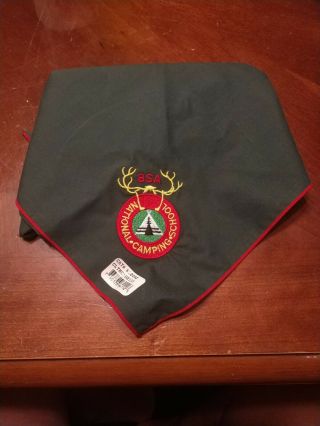 Bsa Official National Camping School Embroidered Neckerchief
