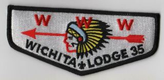 Oa Lodge 35 Wichita S14 Flap Black Border Northwest Texas Council [mo946]