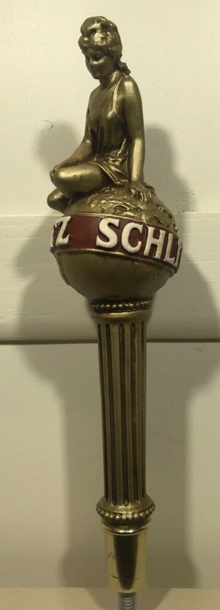 Schlitz Beer Tap Handle (woman On Top Of The World)