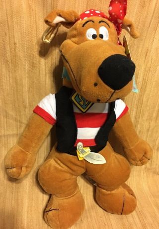 Toy Factor 19 " Scooby Doo Pirate Stuffed Animal Plush Toy Cartoon Network Preown