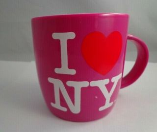 Coffee Mug Cup I Love Ny York Hot Pink Torkia International