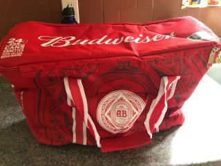 Budweiser Beer Insulated Cooler Bag Holds 24 355ml Cans Bud