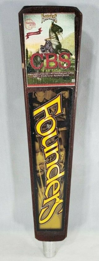 Founders Brewing Co.  Canadian Breakfast Stout Beer Tap Handle