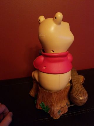 Vtg Telemania Disney Winnie The Pooh Animated Telephone with Piglet in Honey Jar 3