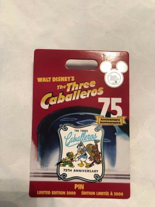 Disney 2019 D23 Expo The Three Caballeros 75th Anniversary Pin Le 3000