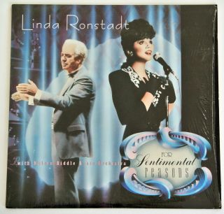 Linda Ronstadt For Sentimental Reasons Vinyl Lp Asylum Records 1986,  60474 - 1,  Nm