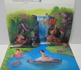 1992 Disney Channel Calendar Jungle Book Signed By Corey Wolfe
