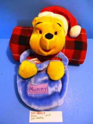 Disney Pooh And Honey Hunny Pot Christmas Stocking (310 - 2825 - 3)