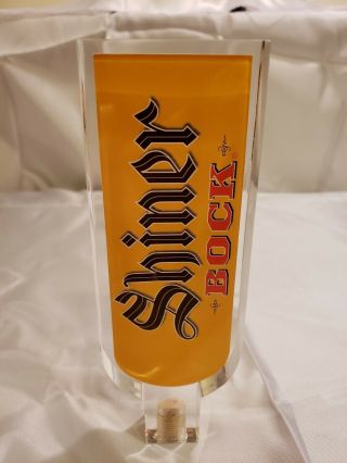 Shiner Bock Arcylic Beer Tap Handle 6 1/8 "