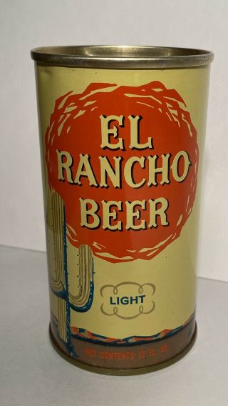 El Rancho Light Beer Pull Tab Can: Maier Brewing - Los Angeles,  Ca