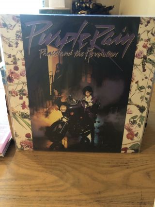Prince & Revolution Purple Rain W/lyrics 1984 12 " Rock Vinyl Lp Album Record