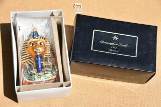 Christopher Radko Ramses Limited Edition 1997 With Tag And Box