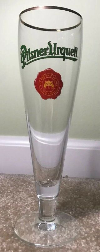Exclusive Set Of 12 Pilsner Urquell Beer Glasses 0.  3 Liters
