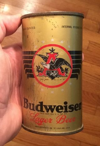 1930s Budweiser Beer Can Opening Instructions Keglined Tax Statement St Louis Mo
