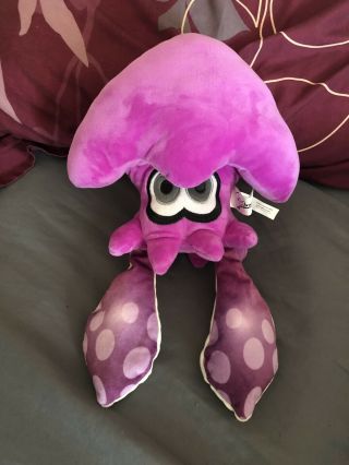 14 " Nintendo Splatoon Purple Inkling Squid Soft Plush Toy