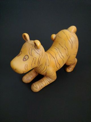 Disney Charpente Tigger 7 " Pouncing Heavy Resin Figurine Winnie The Pooh