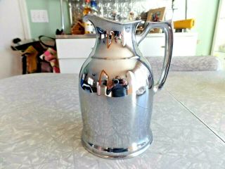 Vintage Stanley Flanders,  Frary&clark Insulated Stainless Steel Hot & Cold Carafe