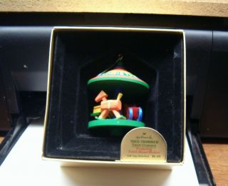 Mib Hallmark 1978 First In Series 1st Carousel W/box & Tag Christmas Ornament