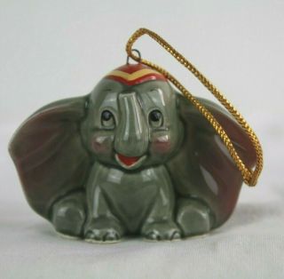 Vtg Walt Disney Dumbo Elephant Christmas Ornament Made In Japan