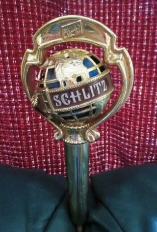 Vintage Schlitz Globe Beer Tap Handle