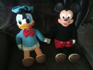 Vintage Marching Mickey Mouse And Donald Duck 70 