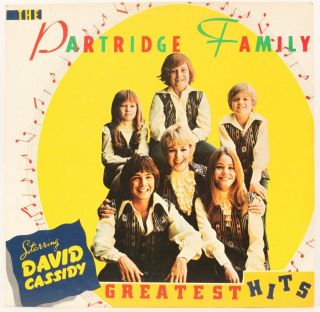 Greatest Hits The Partridge Family Starring David Cassidy Vinyl Record