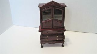 Dollhouse Miniatures & Collectibles Victorian China Cabinet Cupboard 1:12
