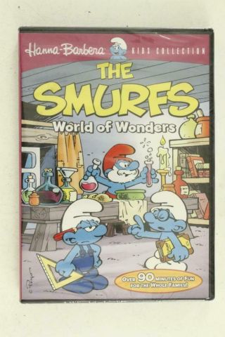 Dvd Peyo Cartoon The Smurfs World Of Wonders Hanna Barbera 90 Minutes