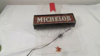 Vintage Anheuser Busch 610 - 005 Michelob Light Light Up Beer Sign