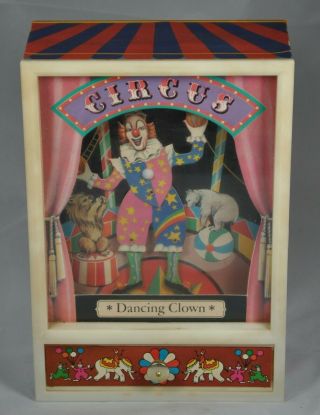 Vintage 1981 Yap’s Send In The Clown Circus Music Box Drawer