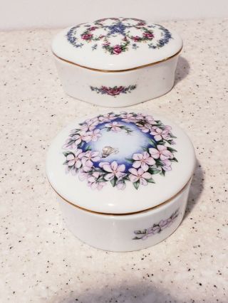 2 Vintage Heritage House Songs Of Love Music Boxes (1985)