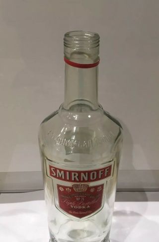 3 Litre Large Smirnoff Vodka Bottle Money Box Piggy Bank 3