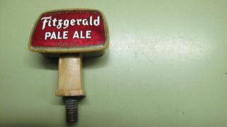 Vintage " Fitzgerald Pale Ale " Beer Tap Handle - Troy,  York
