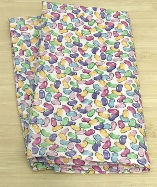 Longaberger Set Of 2 Easter Napkins In Jelly Beans